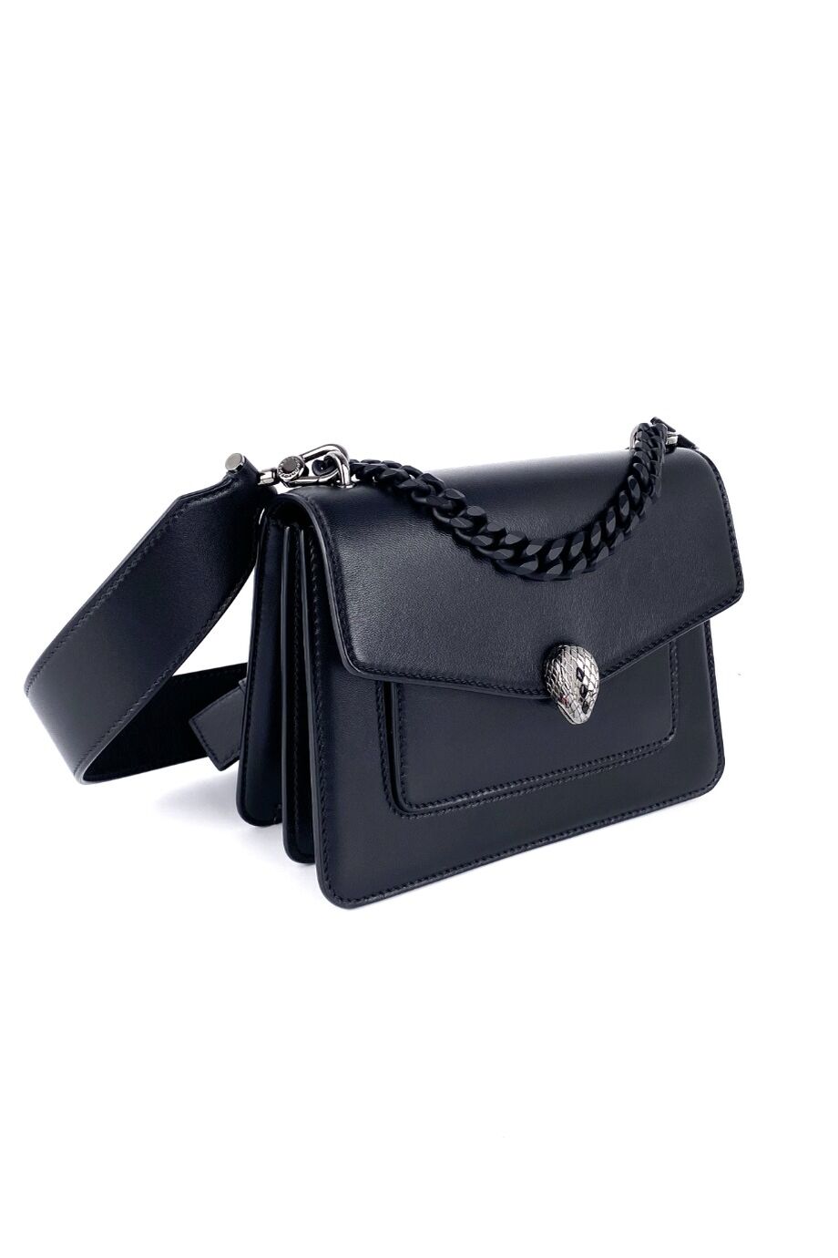 image 2 Сумка Serpenti Forever  чёрного цвета