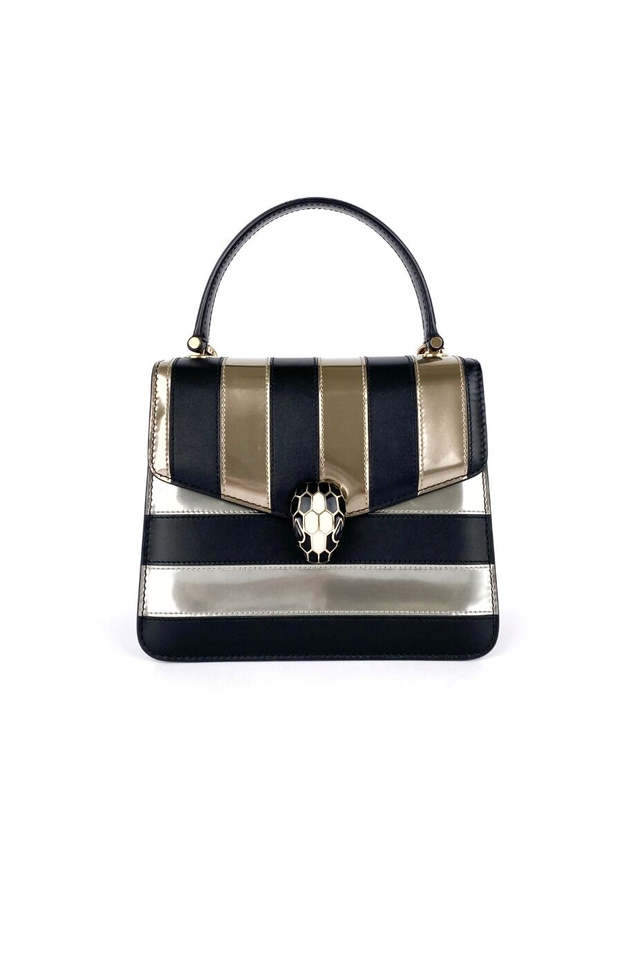 image 2 Сумка Serpenti Forever черного цвета с вставками цвета металлик