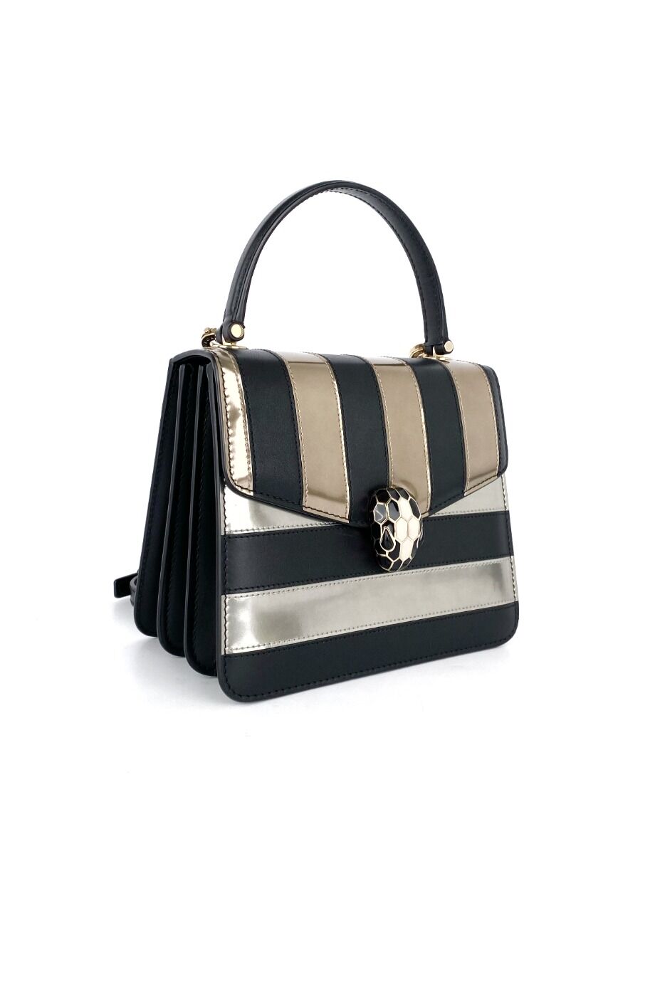 image 3 Сумка Serpenti Forever черного цвета с вставками цвета металлик