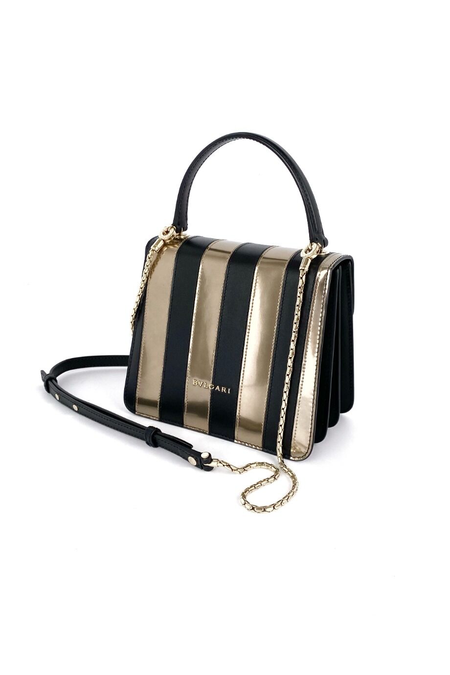image 5 Сумка Serpenti Forever черного цвета с вставками цвета металлик
