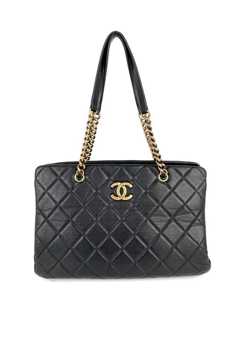 image 1 Сумка CC Chain Tote черного цвета