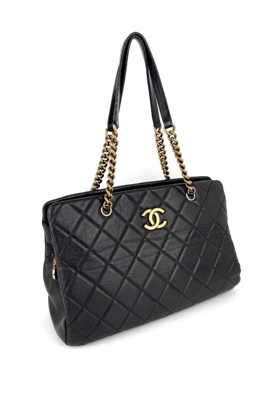image 2 Сумка CC Chain Tote черного цвета