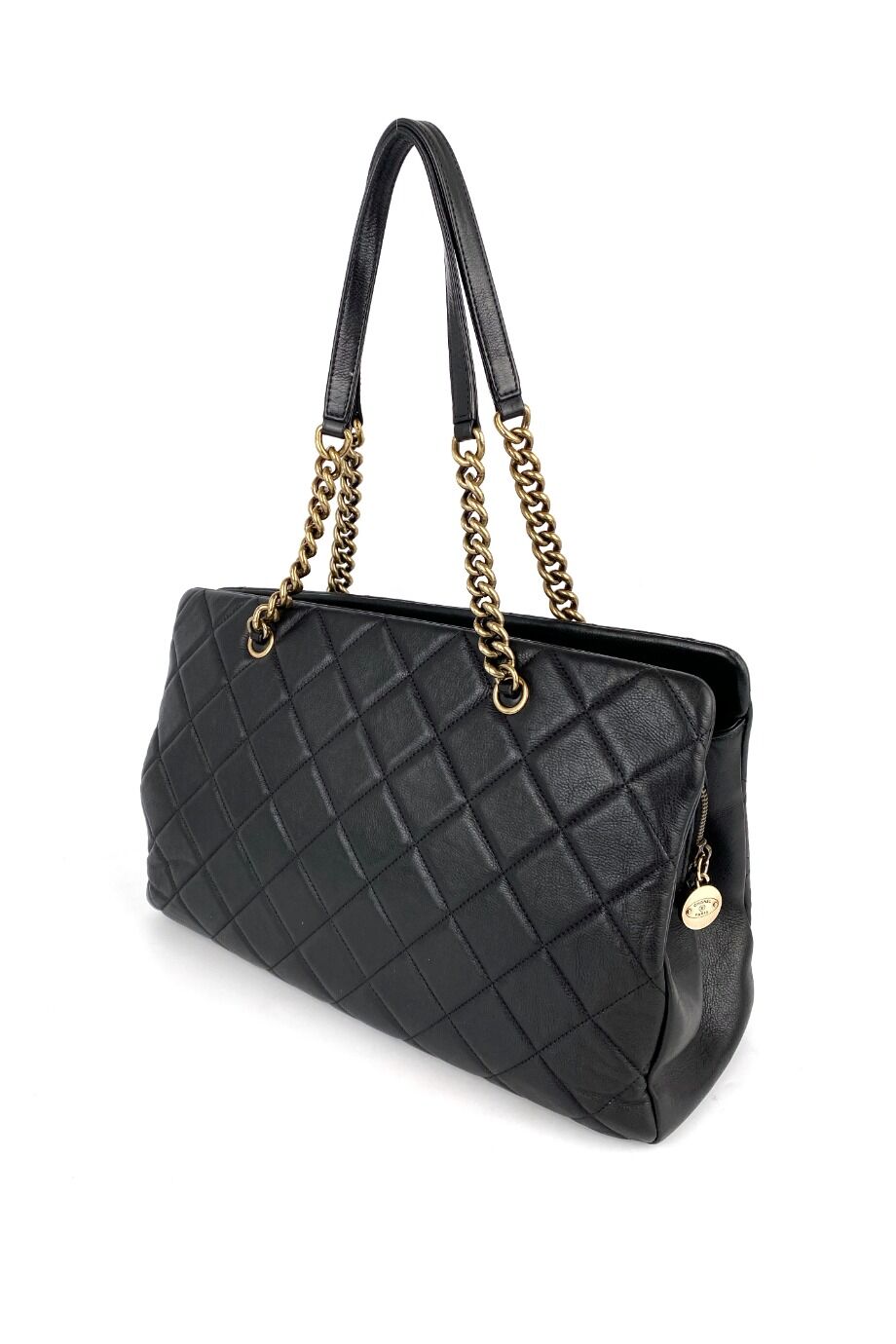 image 4 Сумка CC Chain Tote черного цвета