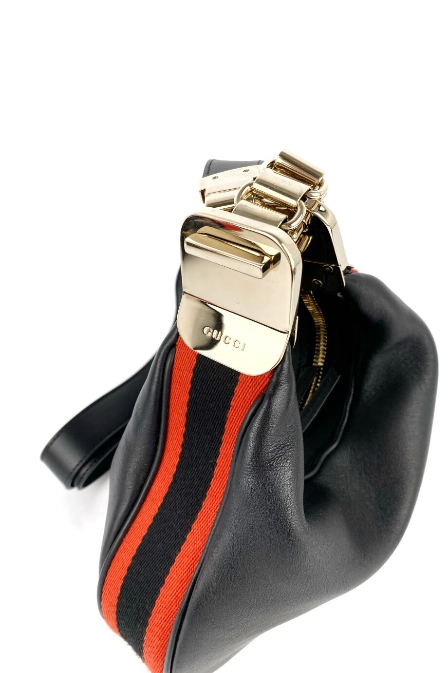 image 4 Сумка Aria Web черного цвета с текстильным ремнем