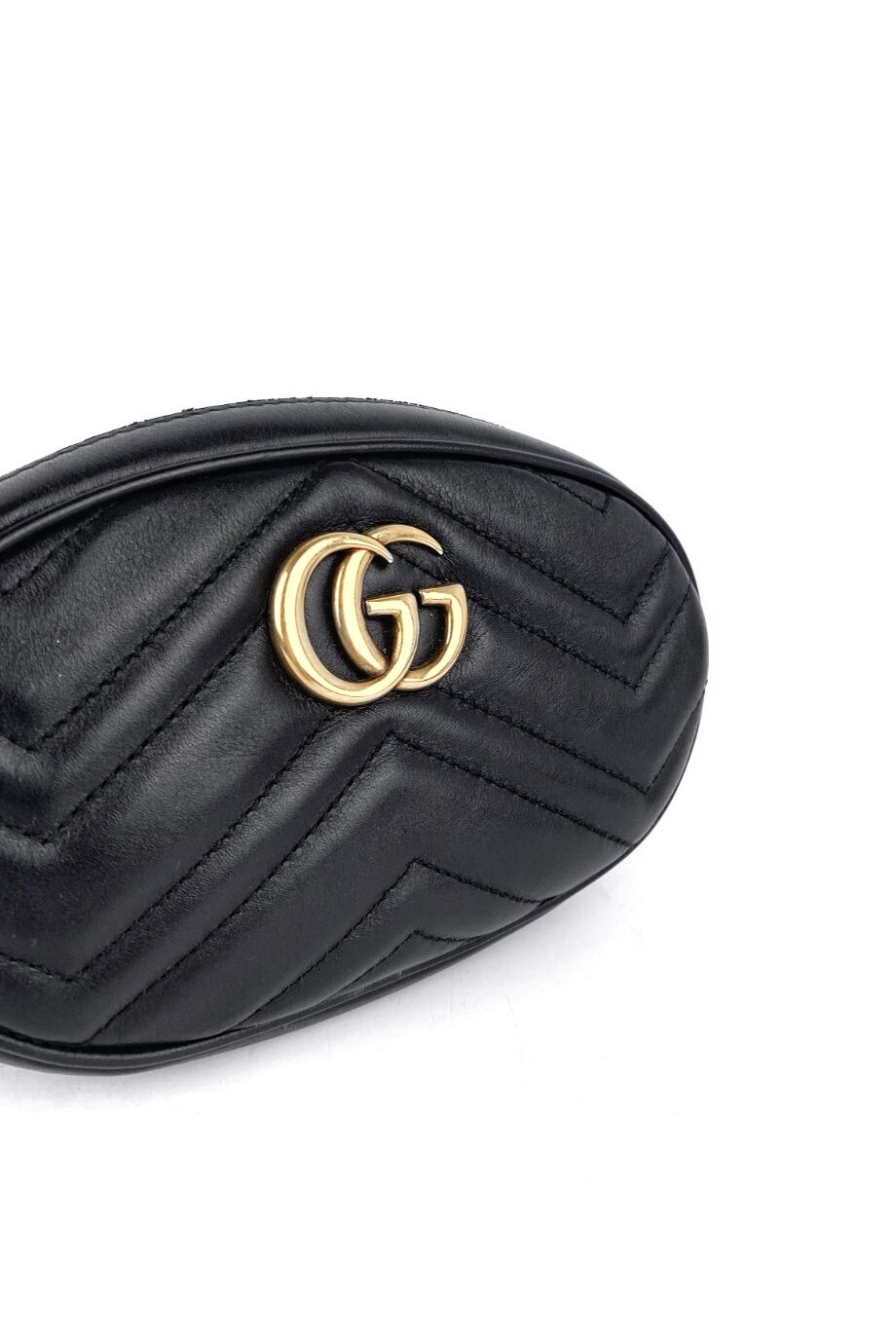 image 3 Поясная сумка GG Marmont черного цвета