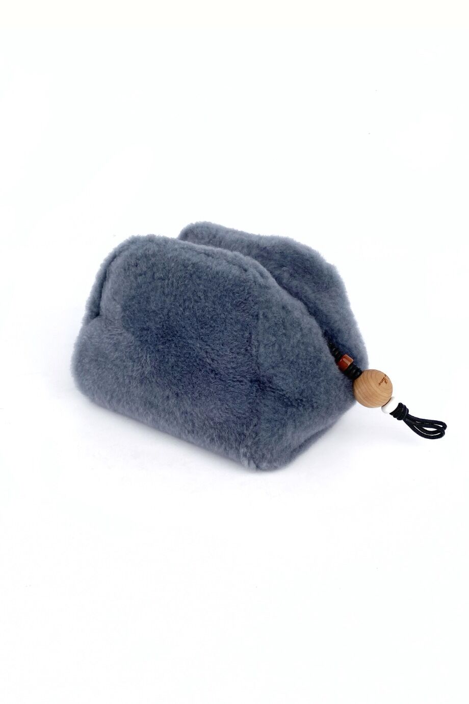 image 4 Клатч Puffy pouch серого цвета