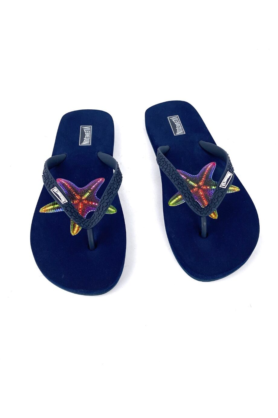 image 2 Резиновые шлепанцы темно-синего цвета