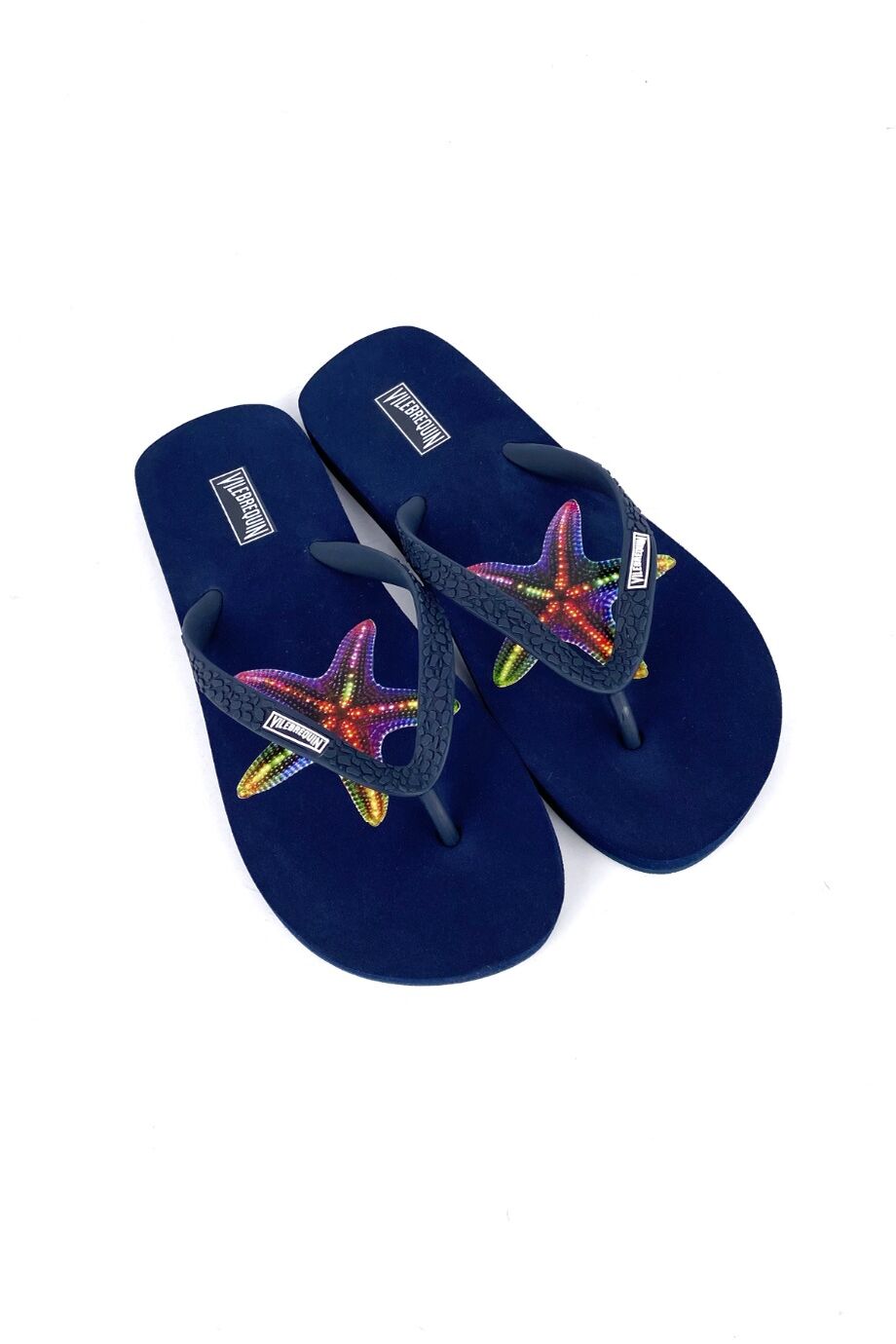 image 1 Резиновые шлепанцы темно-синего цвета