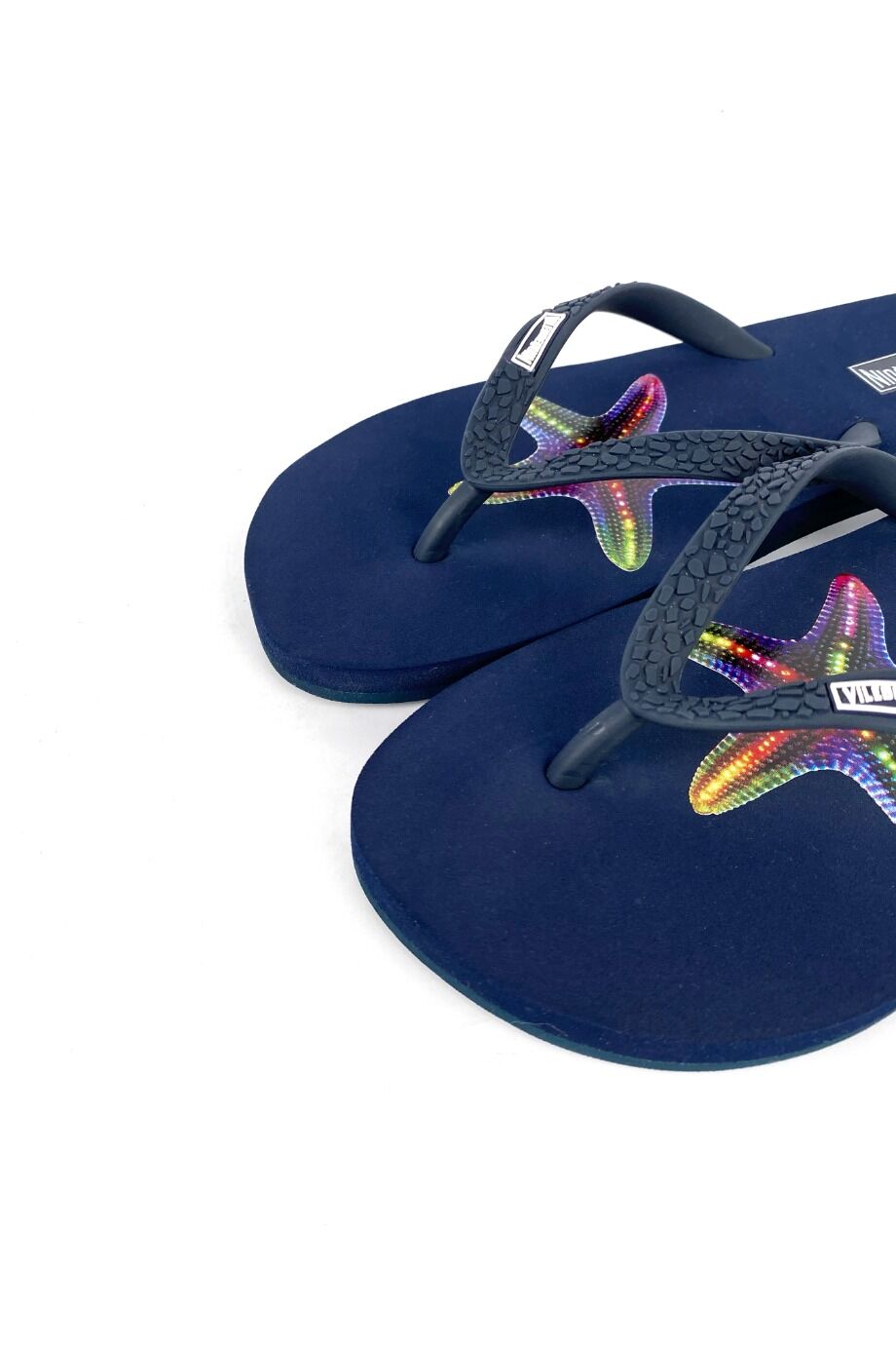 image 3 Резиновые шлепанцы темно-синего цвета