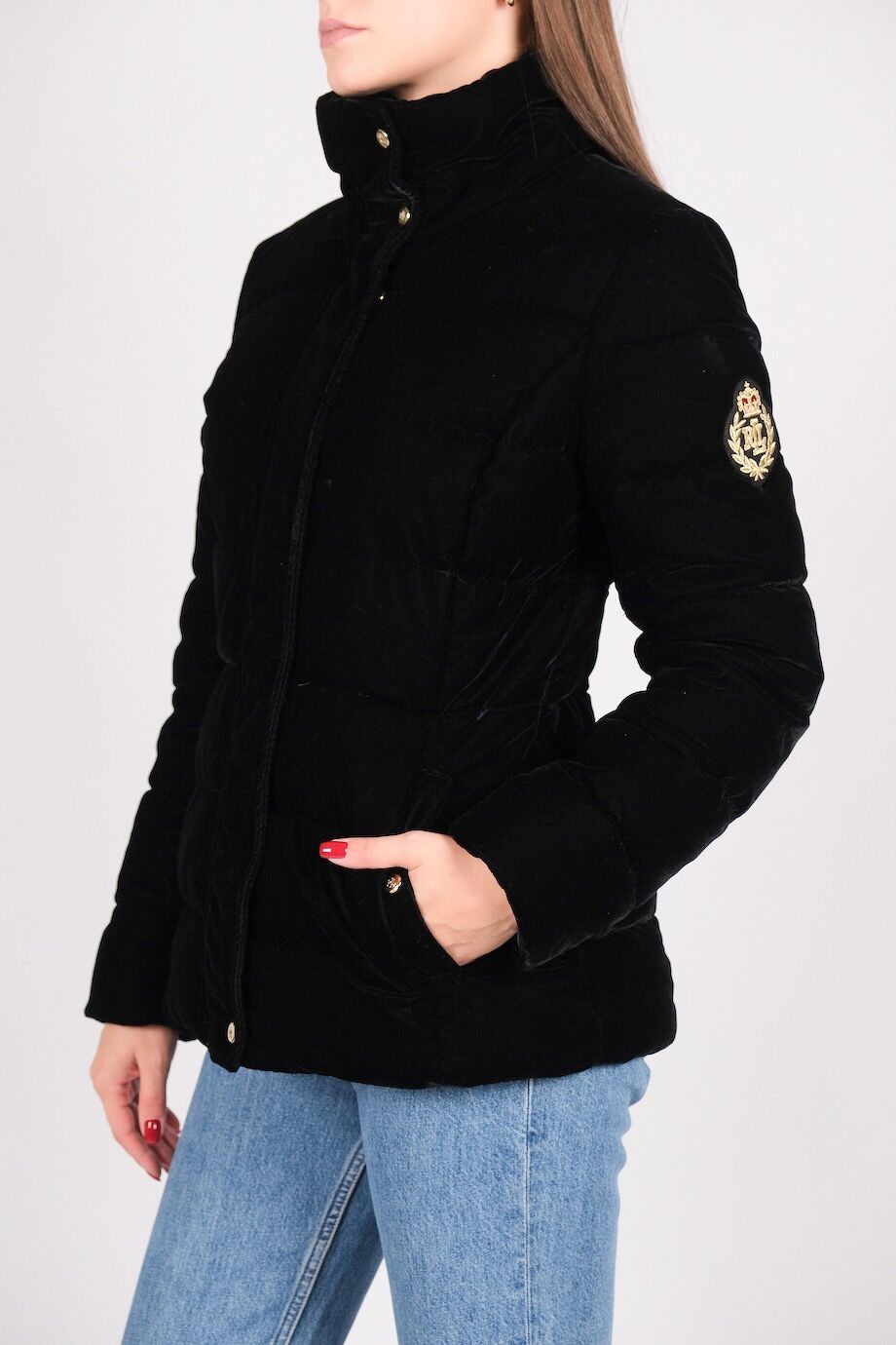 image 2 Куртка чёрного цвета из велюра