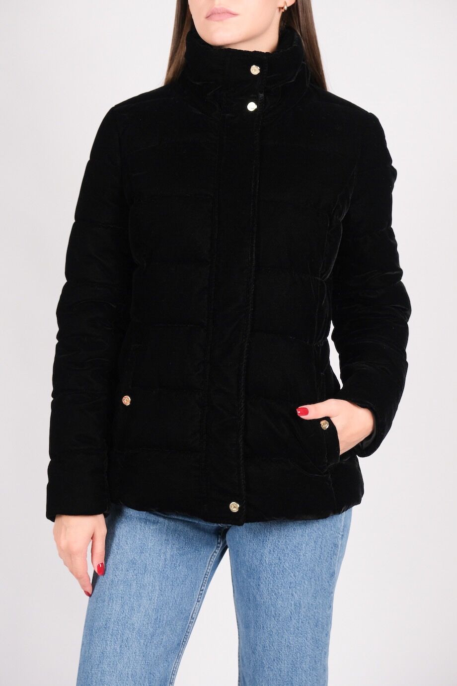 image 1 Куртка чёрного цвета из велюра
