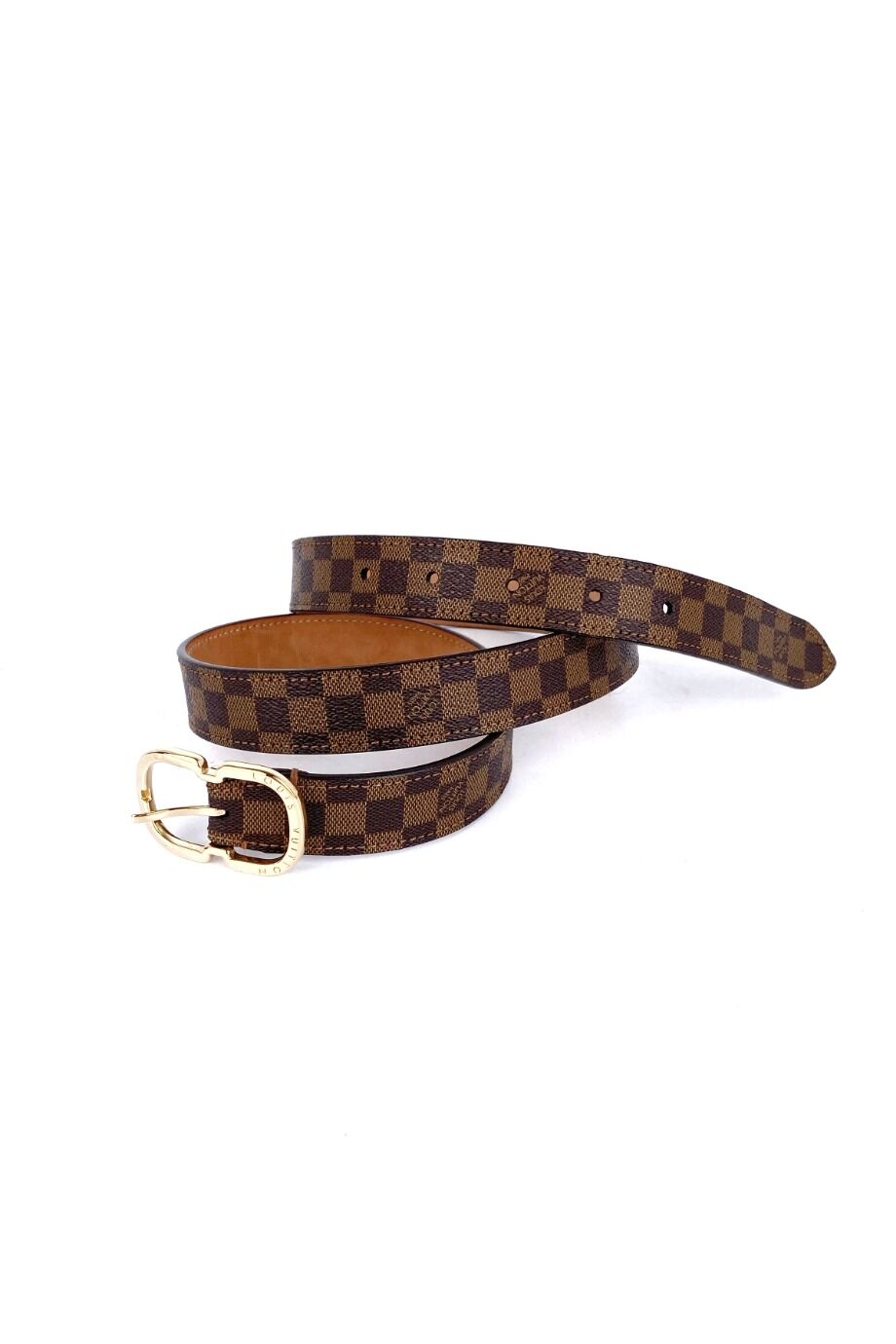 image 1 Ремень Damier коричневого цвета