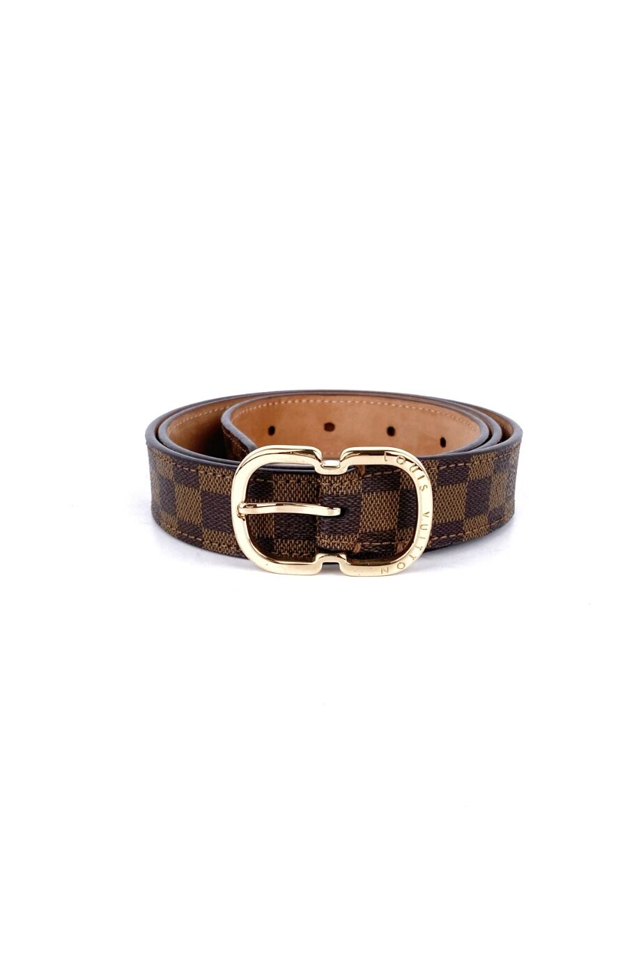 image 2 Ремень Damier коричневого цвета