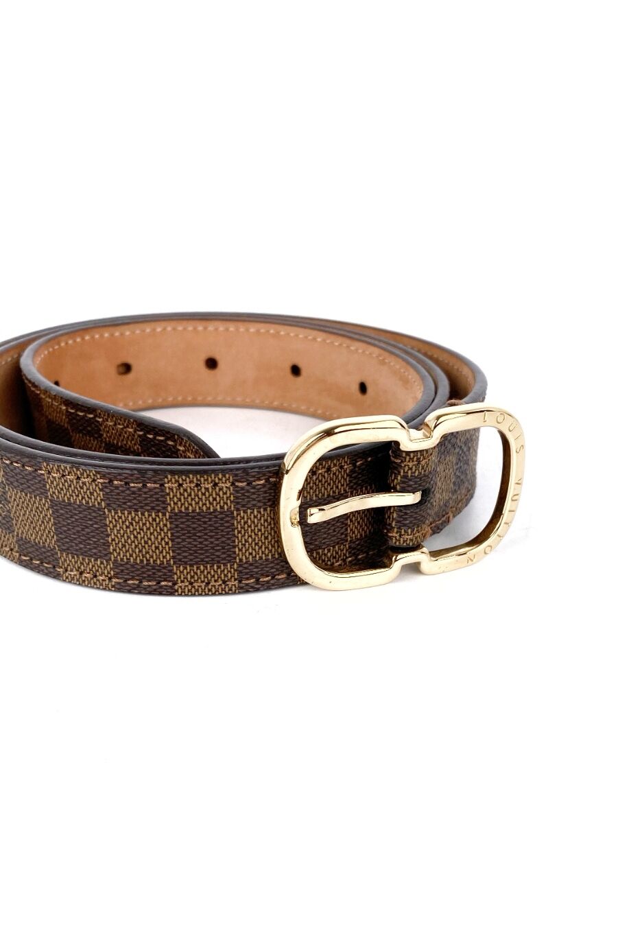 image 3 Ремень Damier коричневого цвета