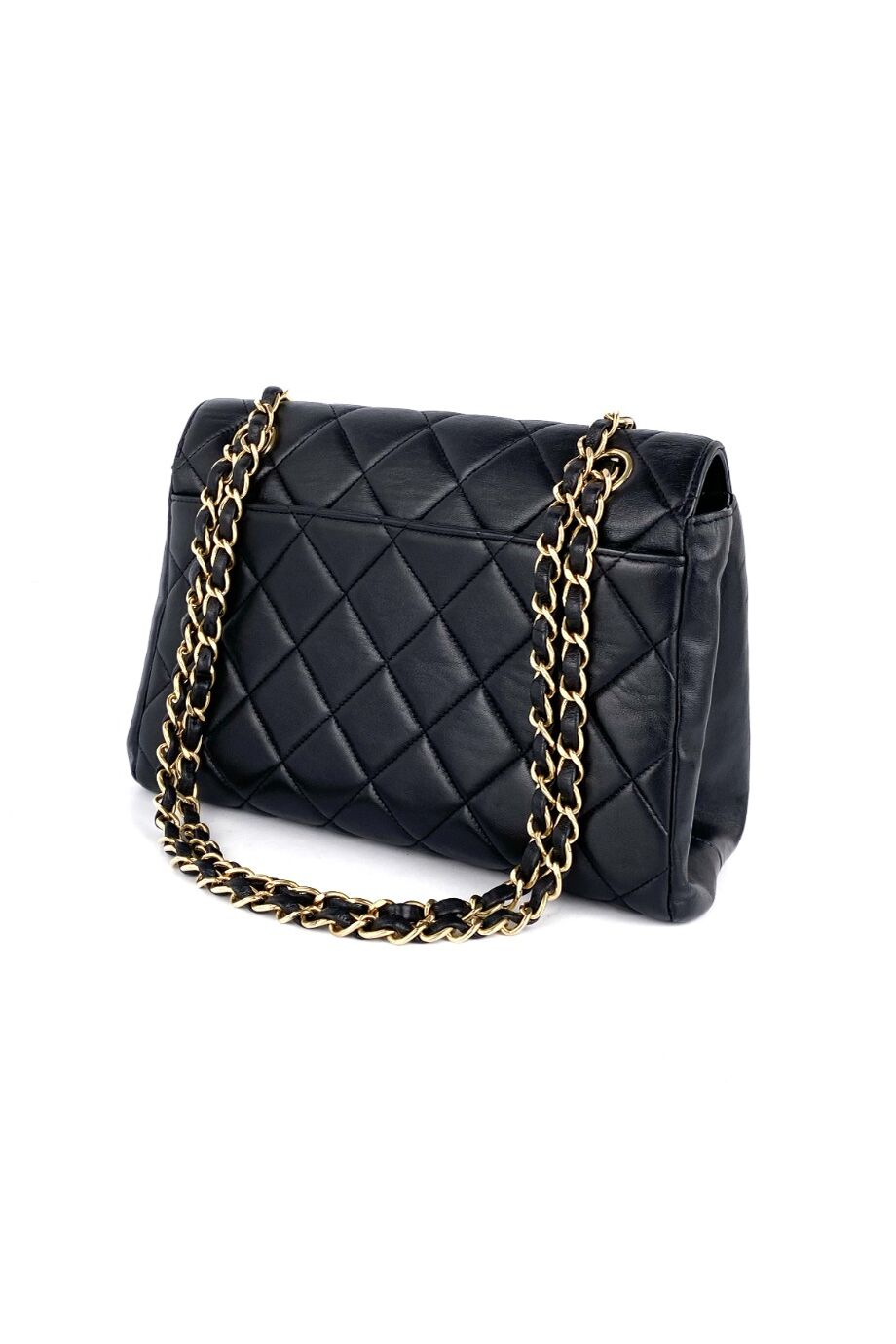 image 4 Сумка Classic Single Flap Bag черного цвета с золотой фурнитурой
