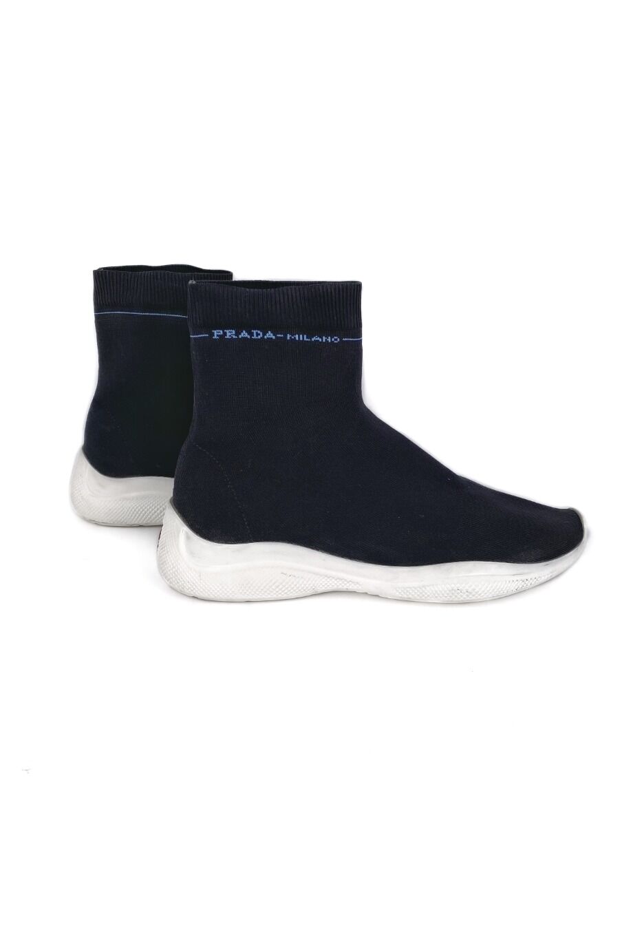 image 5 Высокие сникерсы черного цвета на белой подошве