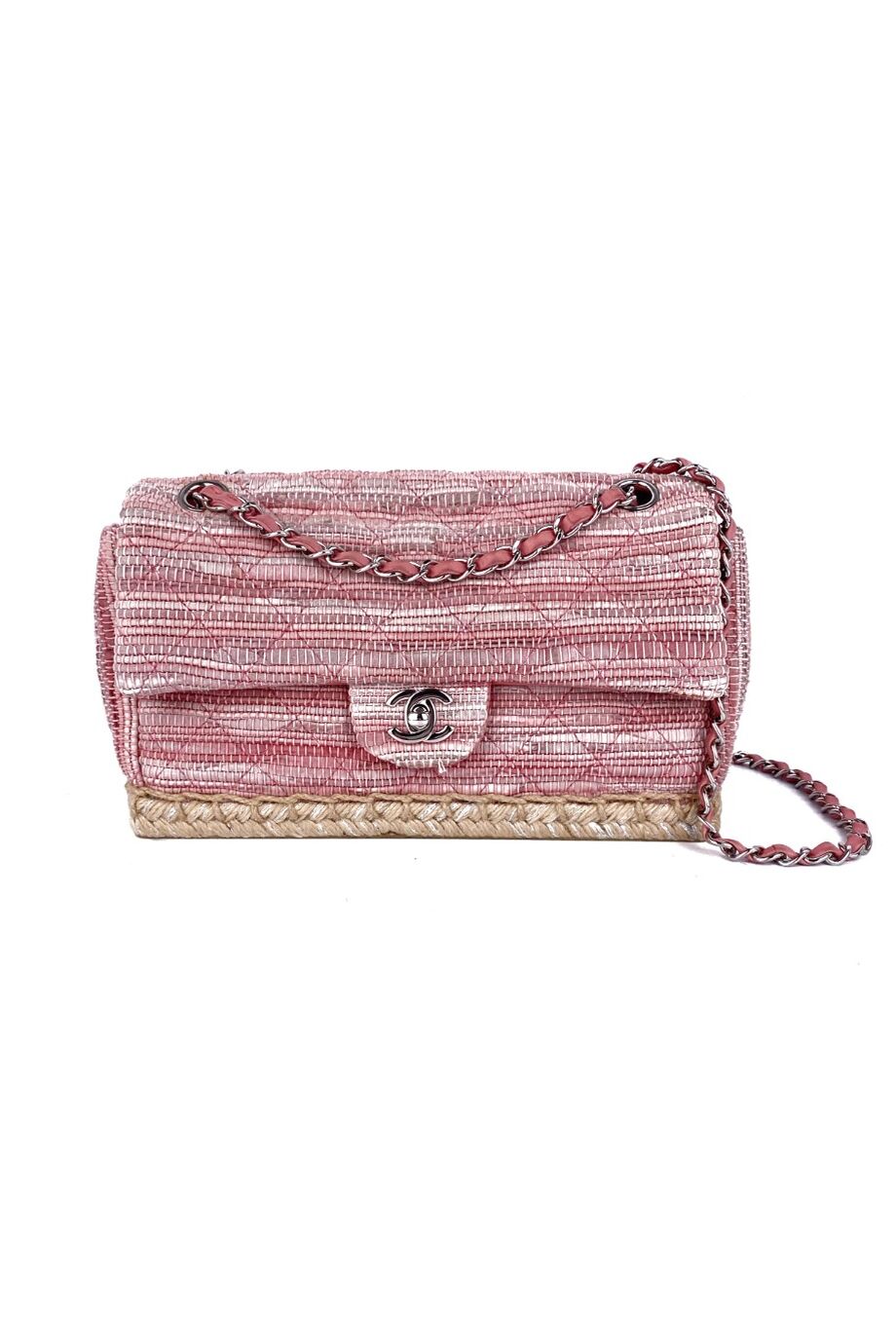 image 1 Сумка Classic Espadrille Flap bag розового цвета