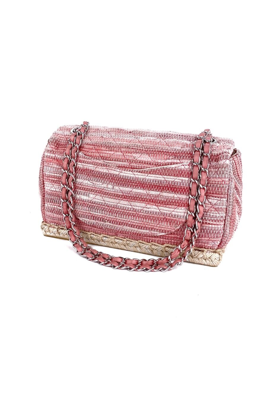image 5 Сумка Classic Espadrille Flap bag розового цвета