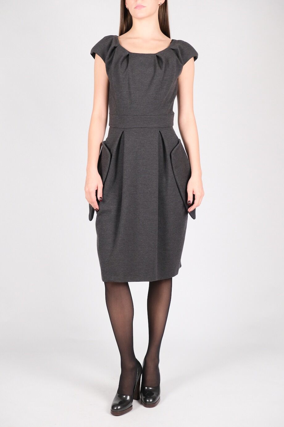 image 1 Платье темно-серого цвета