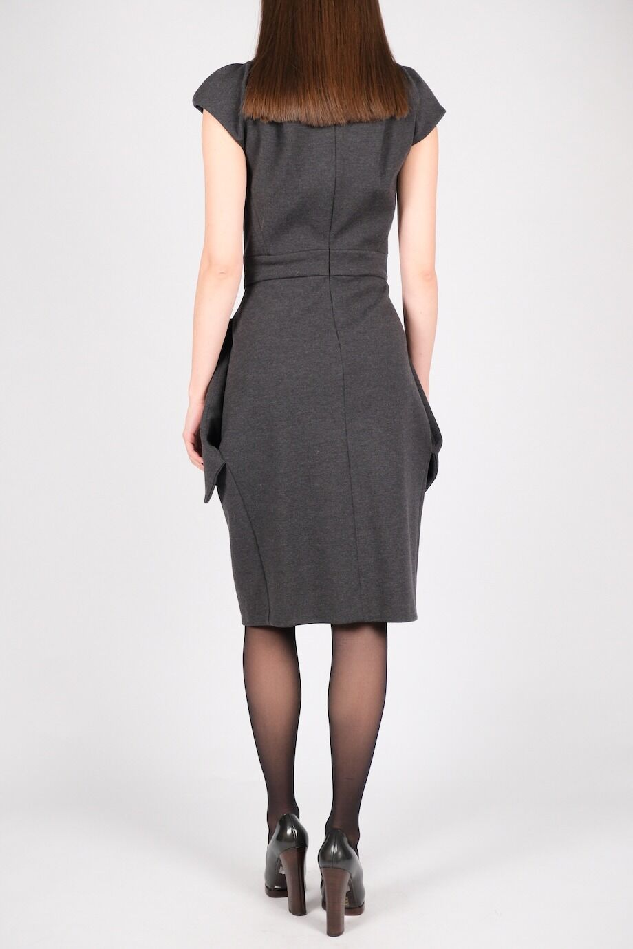 image 3 Платье темно-серого цвета