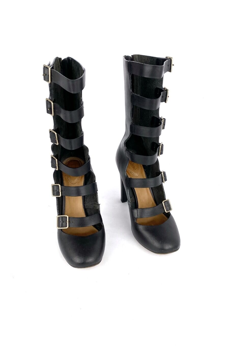 image 2 Ботильоны черного цвета с ремешками