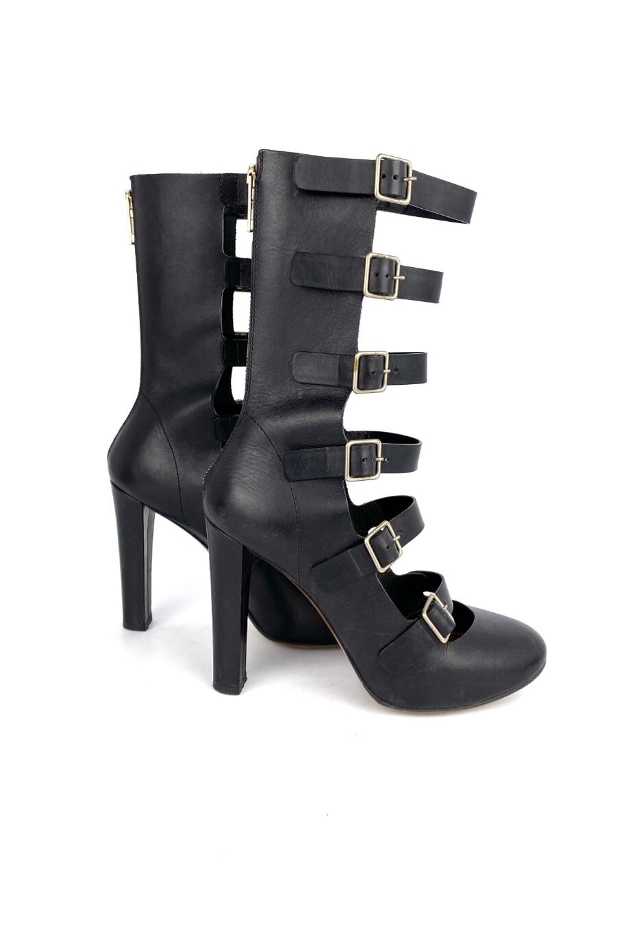 image 5 Ботильоны черного цвета с ремешками