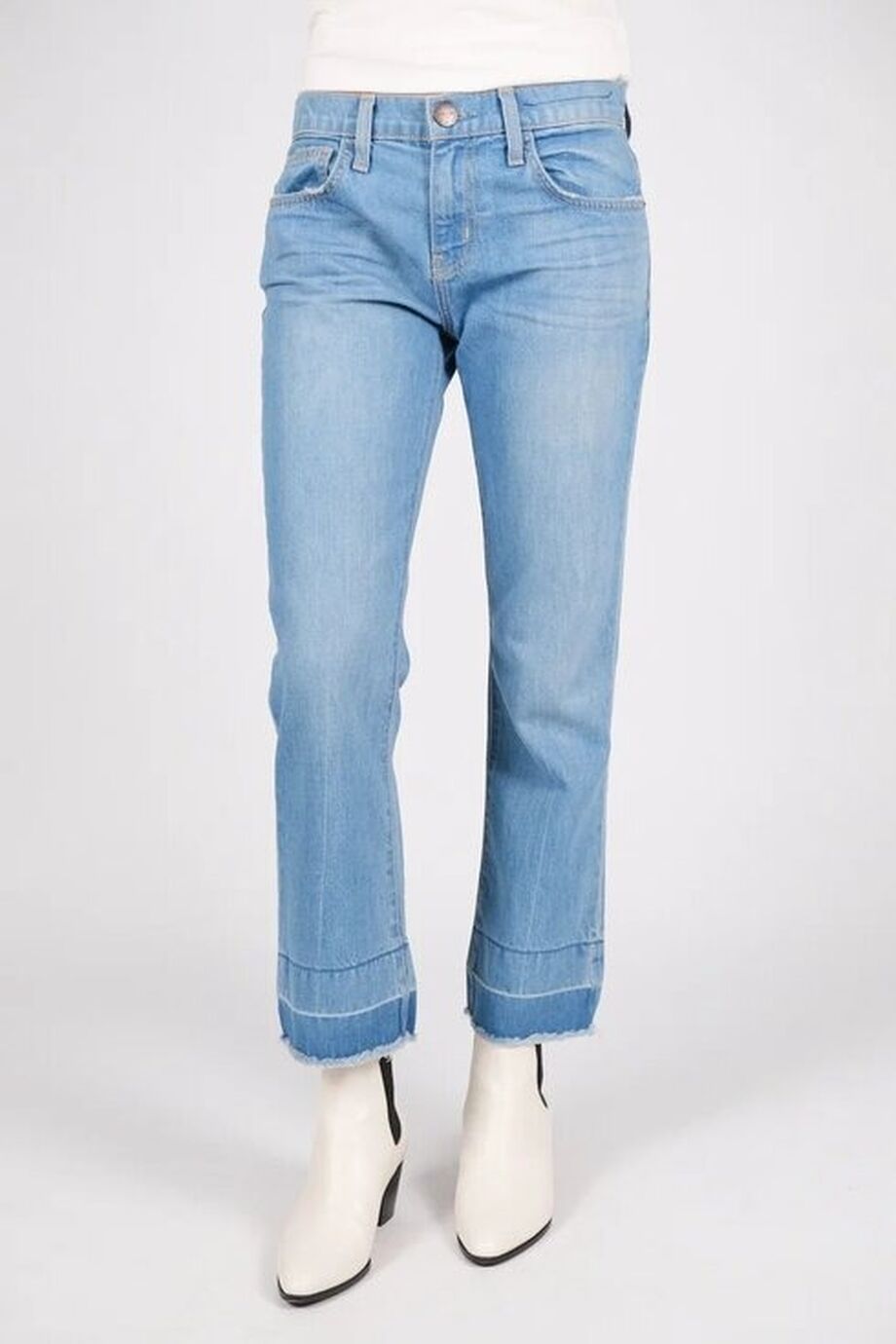 image 3 Джинсы голубого цвета