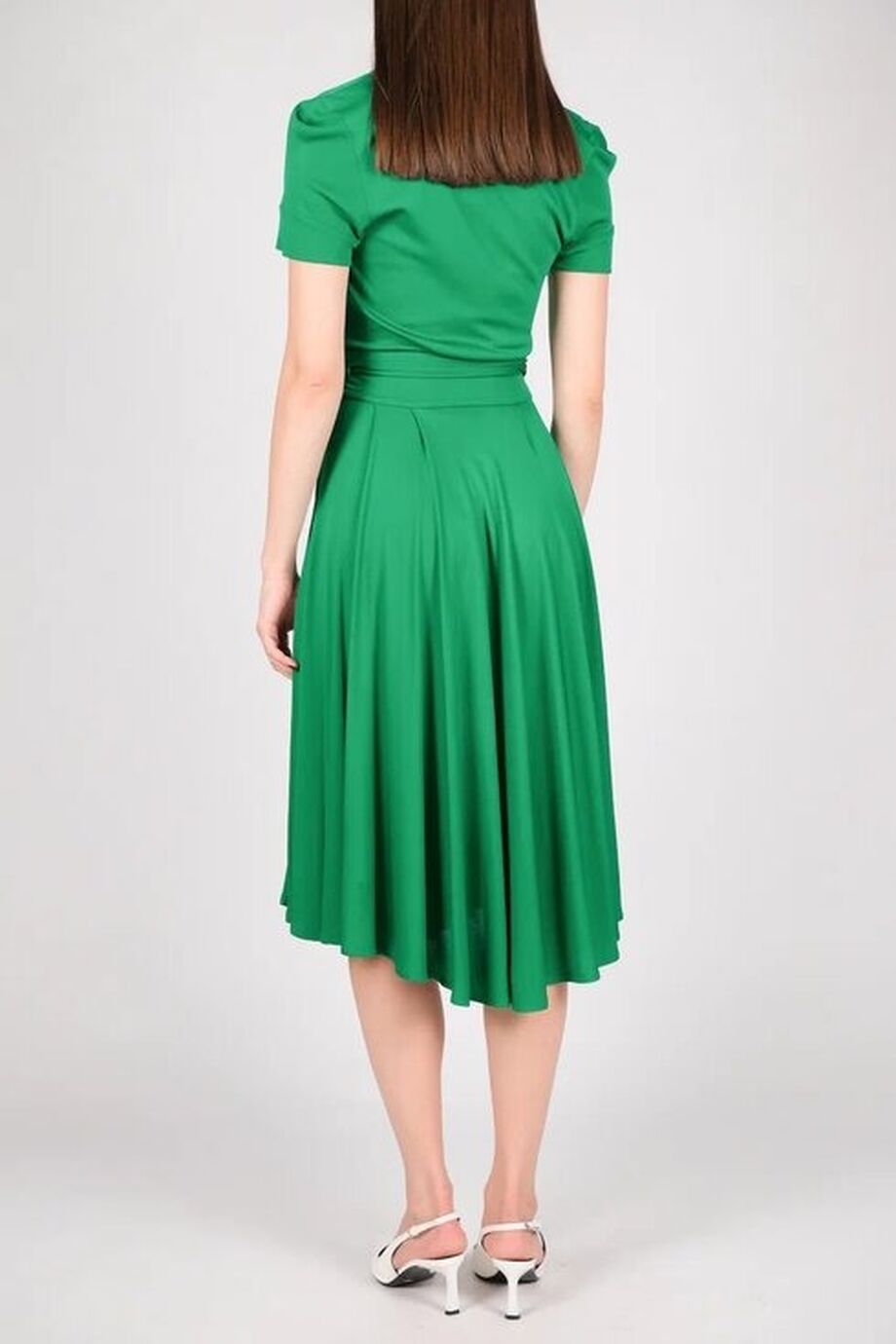 image 3 Платье зеленого цвета с драпировкой