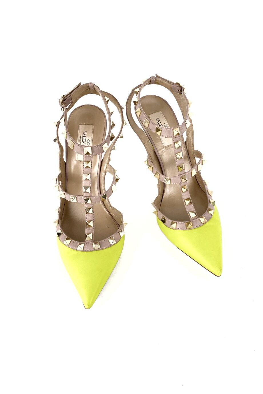 image 2 Туфли Rockstud неонового цвета