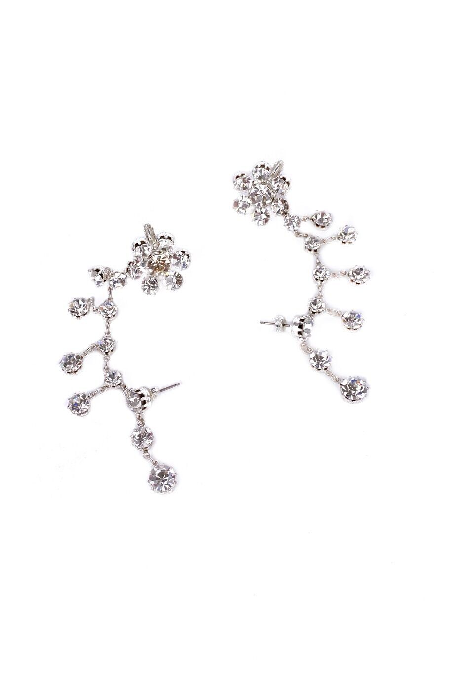 image 1 Серьги-каффы с кристаллами