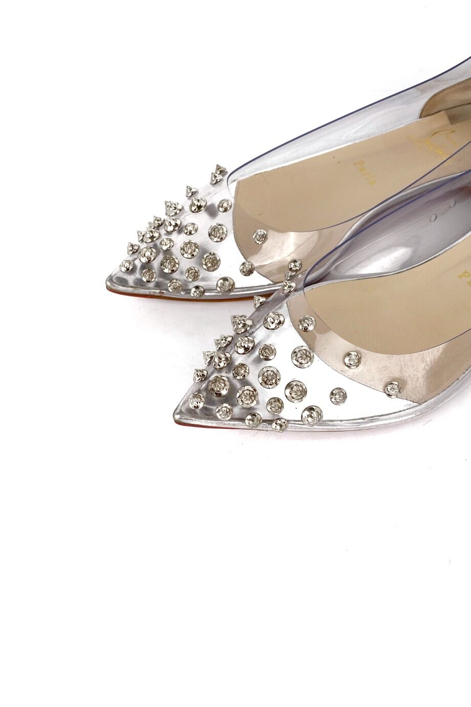 image 3 Балетки прозрачные с шипами