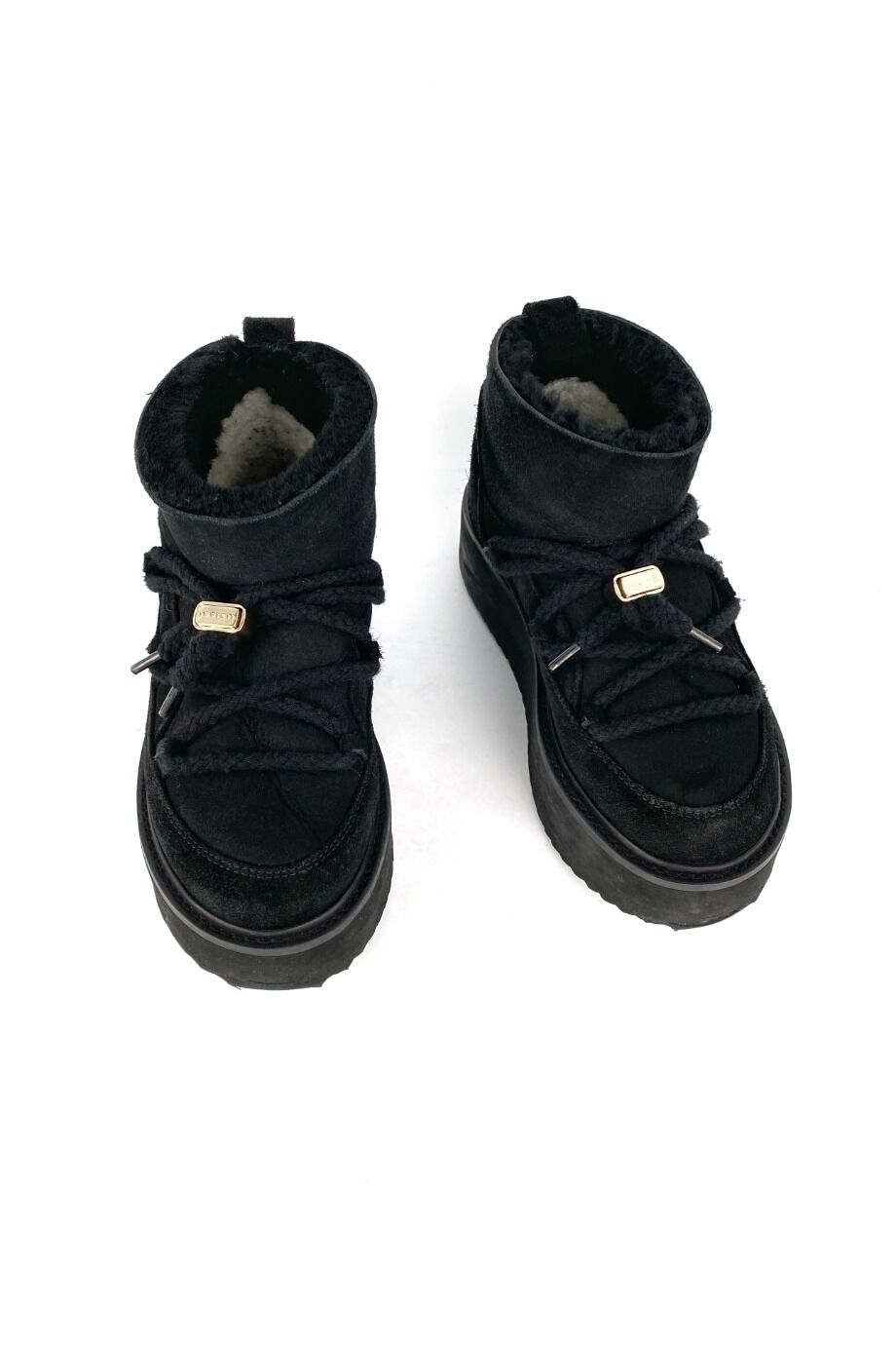 image 2 Детские валенки черного цвета