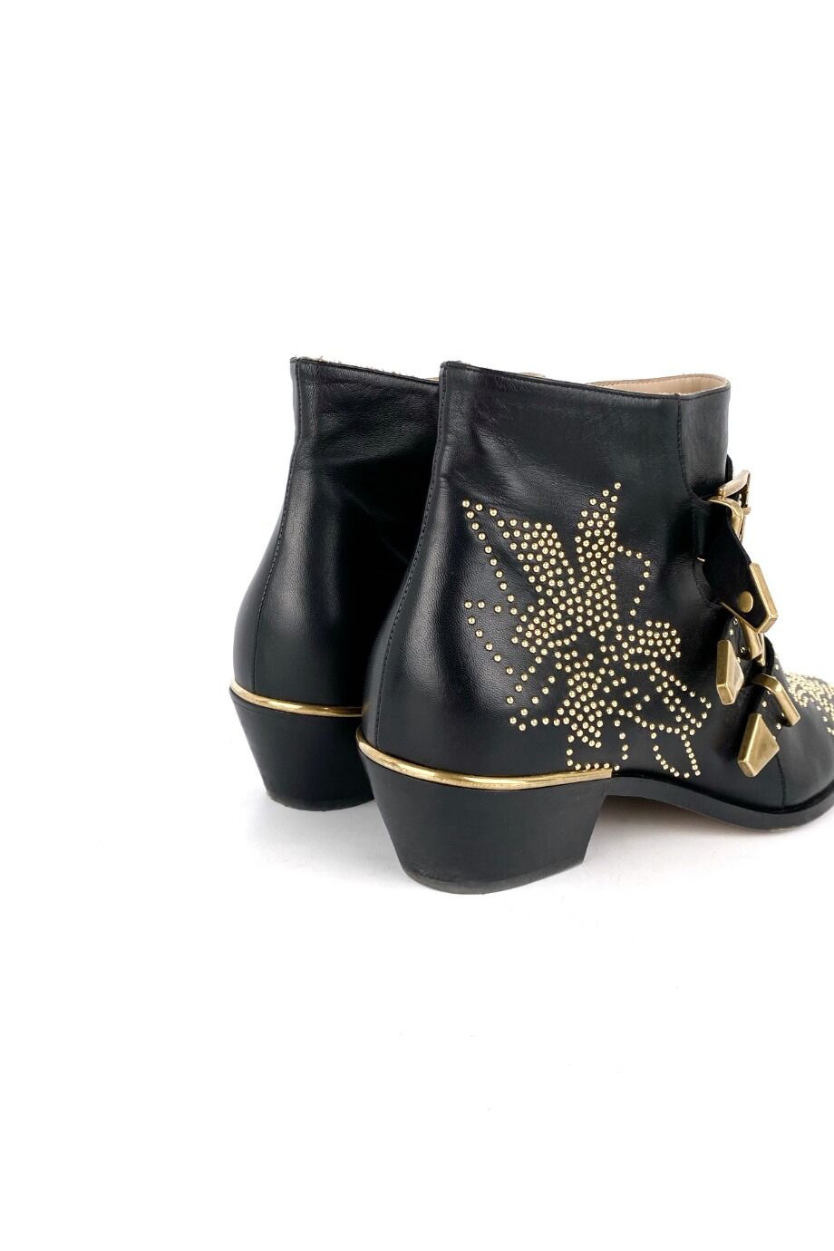 image 4 Казаки черного цвета с заклепками