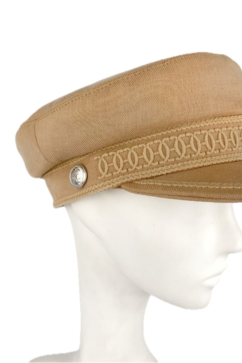 image 3 Кепка бежевого цвета