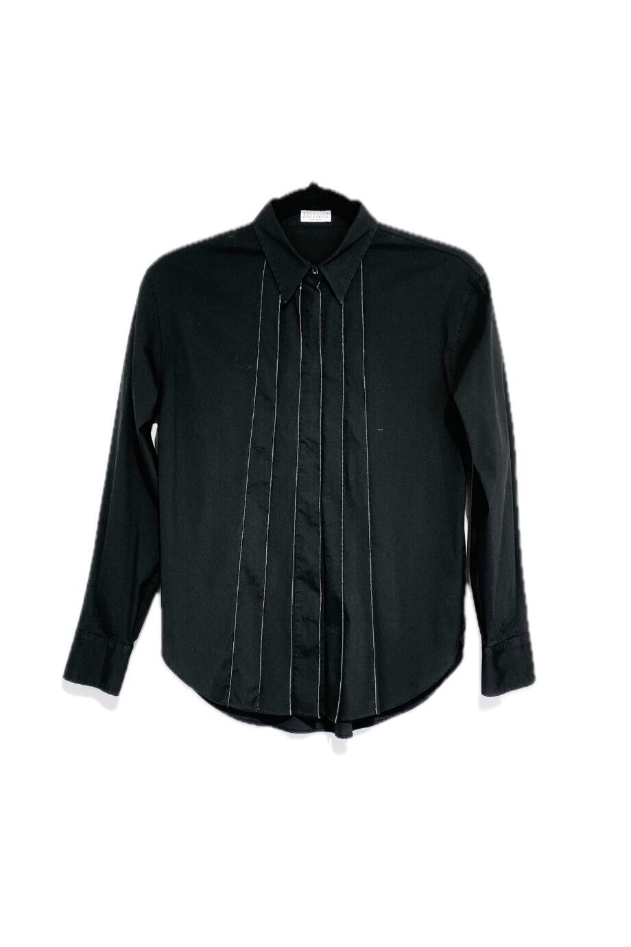 image 1 Детская рубашка черного цвета с декором