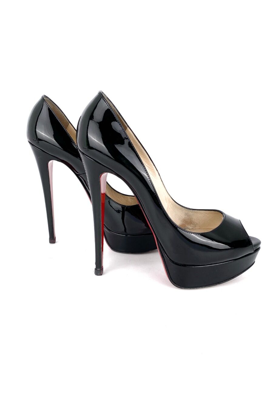 image 5 Туфли лакированные черного цвета на подносочной платформе