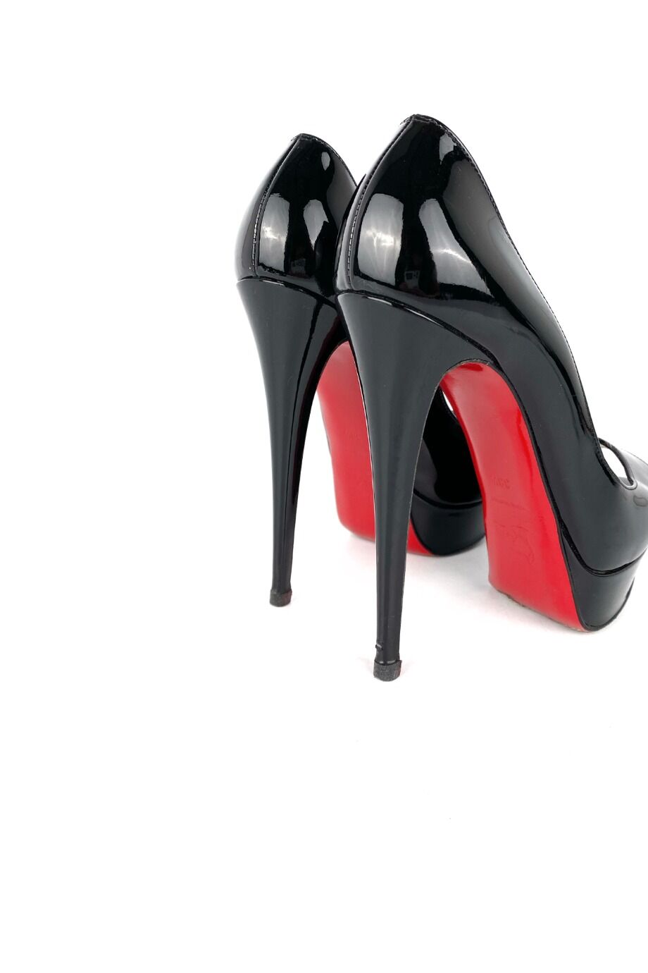 image 4 Туфли лакированные черного цвета на подносочной платформе