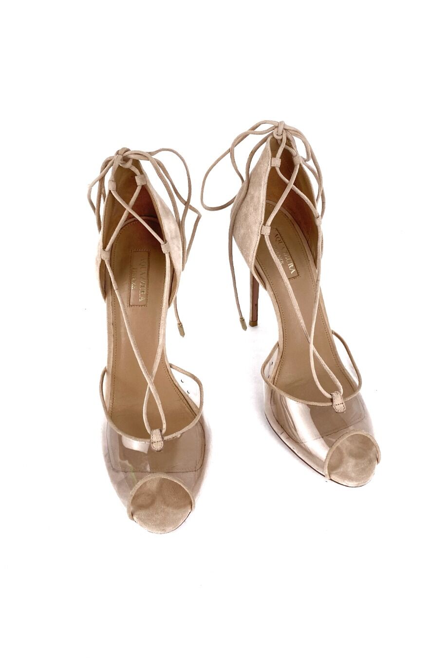 image 2 Замшевые босоножки с виниловыми вставками