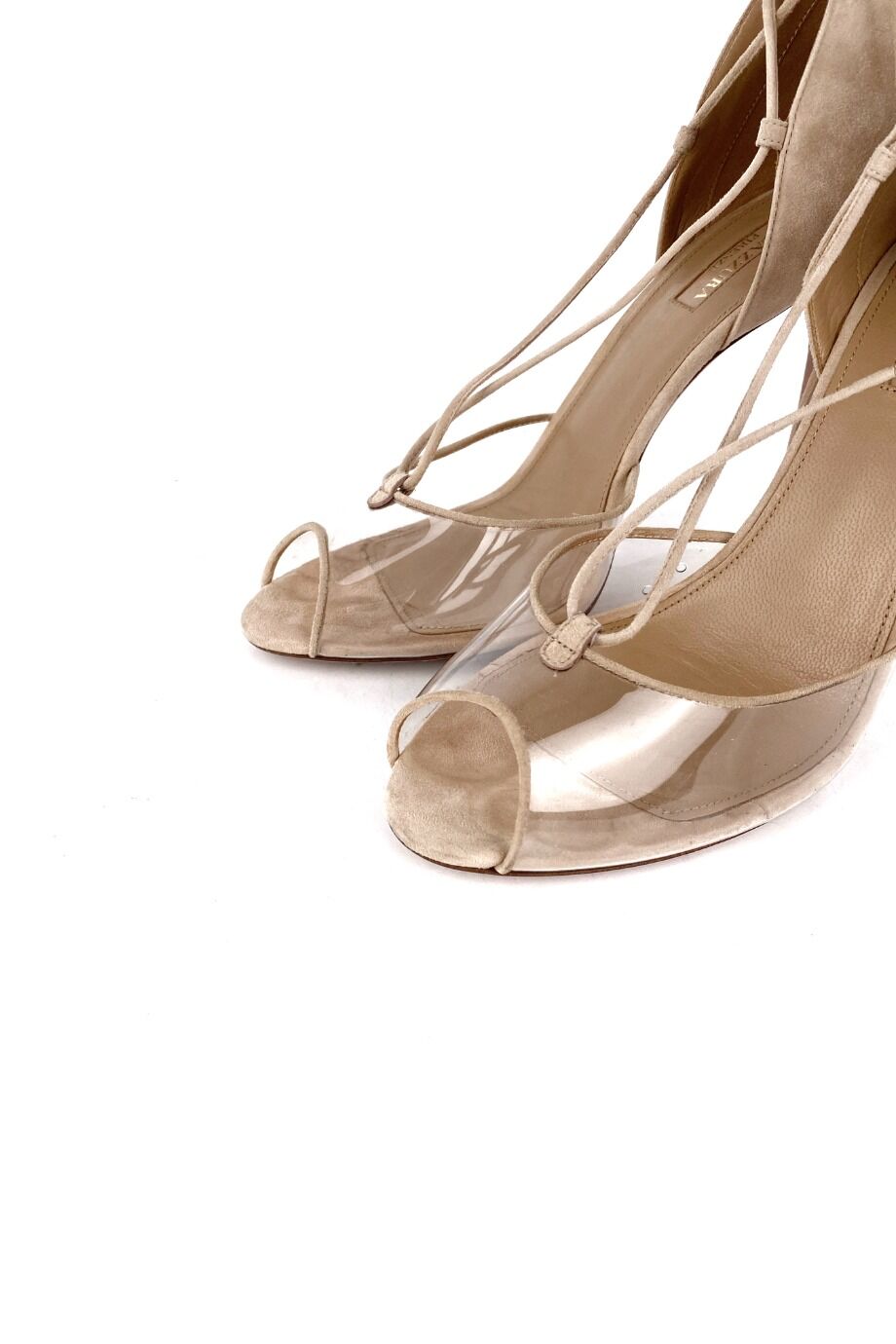 image 3 Замшевые босоножки с виниловыми вставками