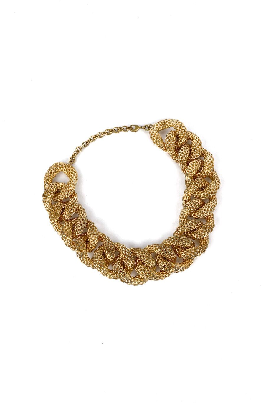 image 1 Объёмная цепь золотого цвета