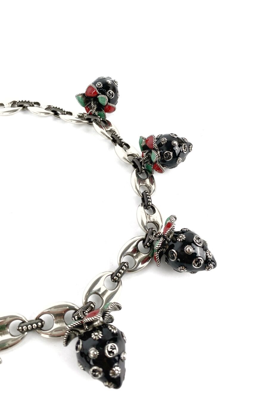 image 2 Металлическое ожерелье с ягодами