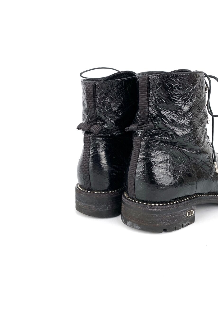 image 4 Ботинки черного цвета из лакированной кожи