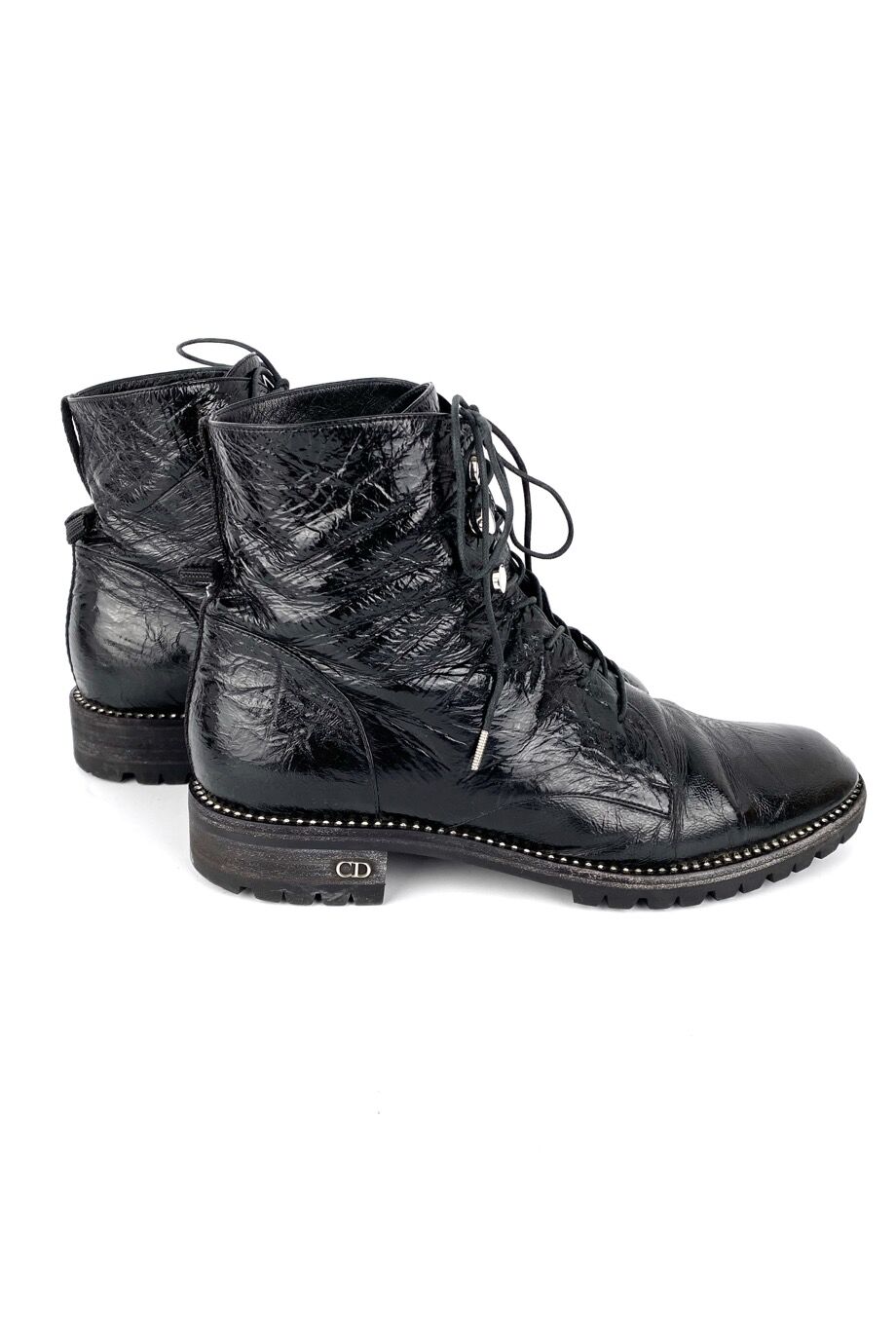 image 5 Ботинки черного цвета из лакированной кожи