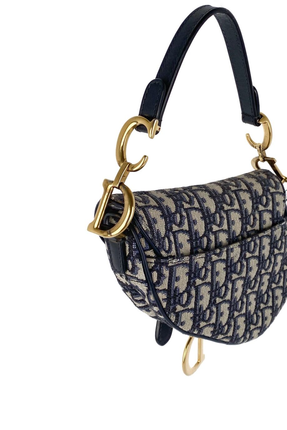 image 4 Сумка Saddle mini в монограмму с плечевым ремнем