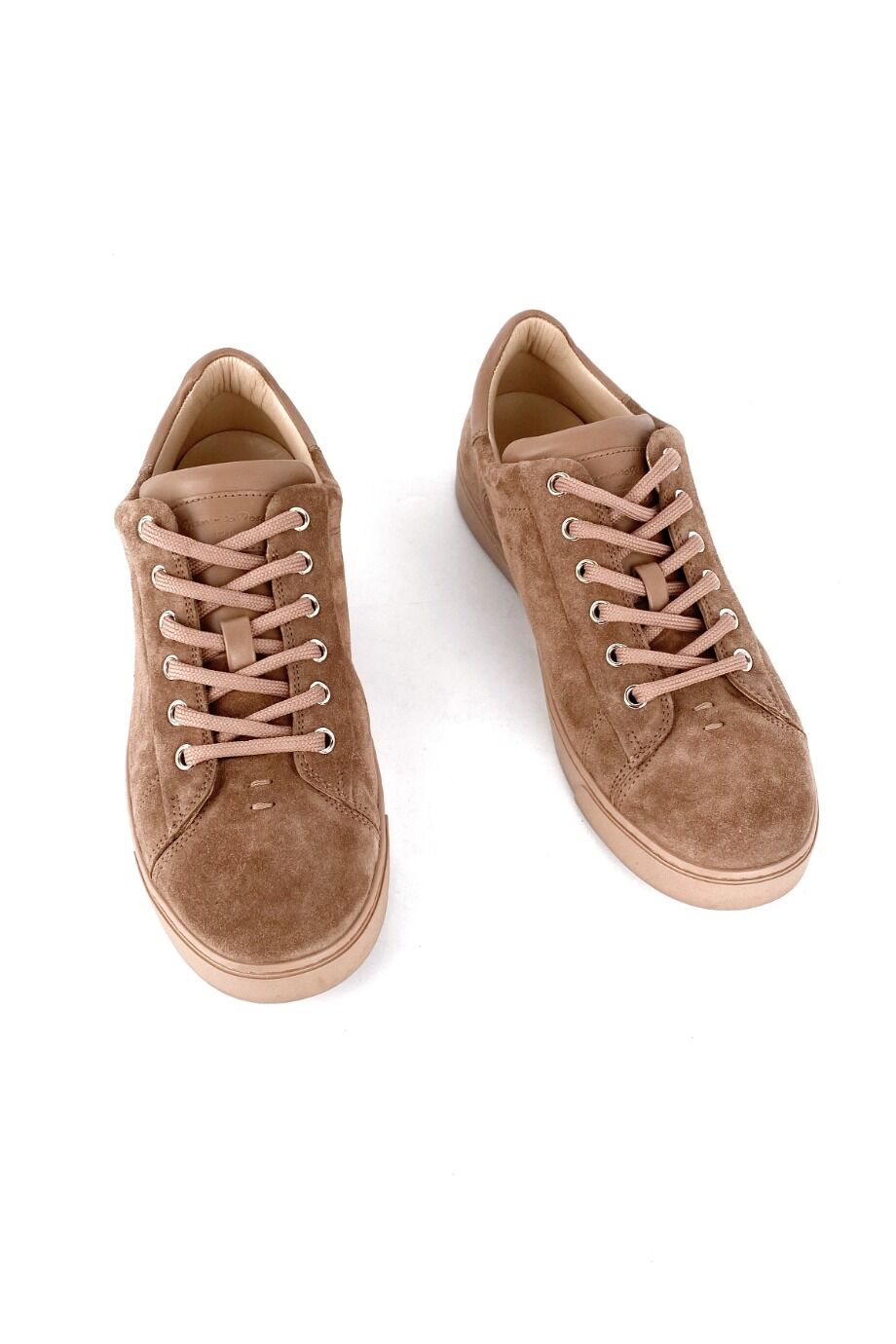 image 2 Замшевые кеды бежевого цвета