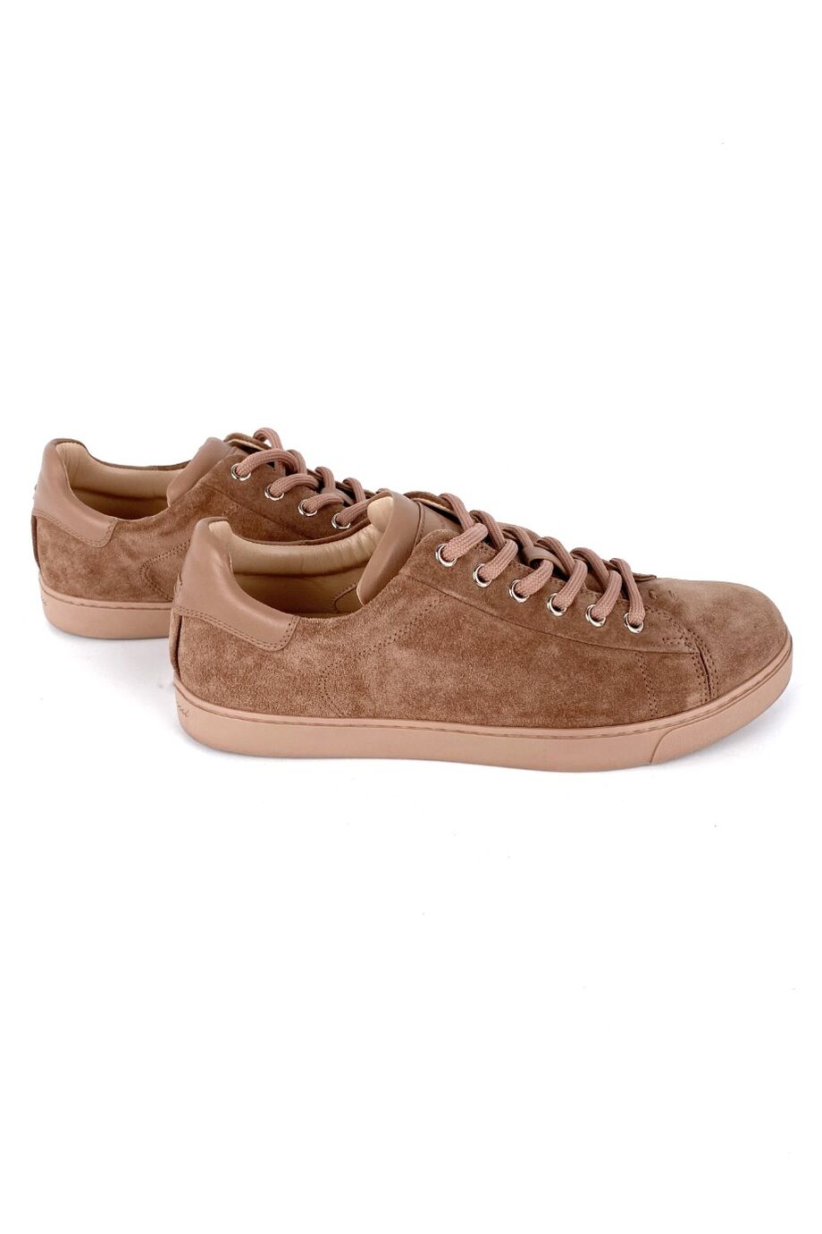 image 5 Замшевые кеды бежевого цвета