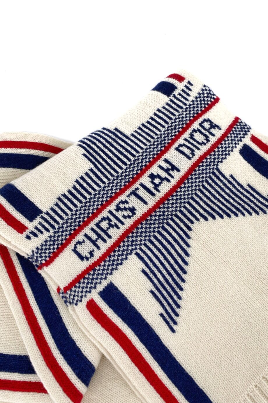 image 2 Шарф молочного цвета со звездой