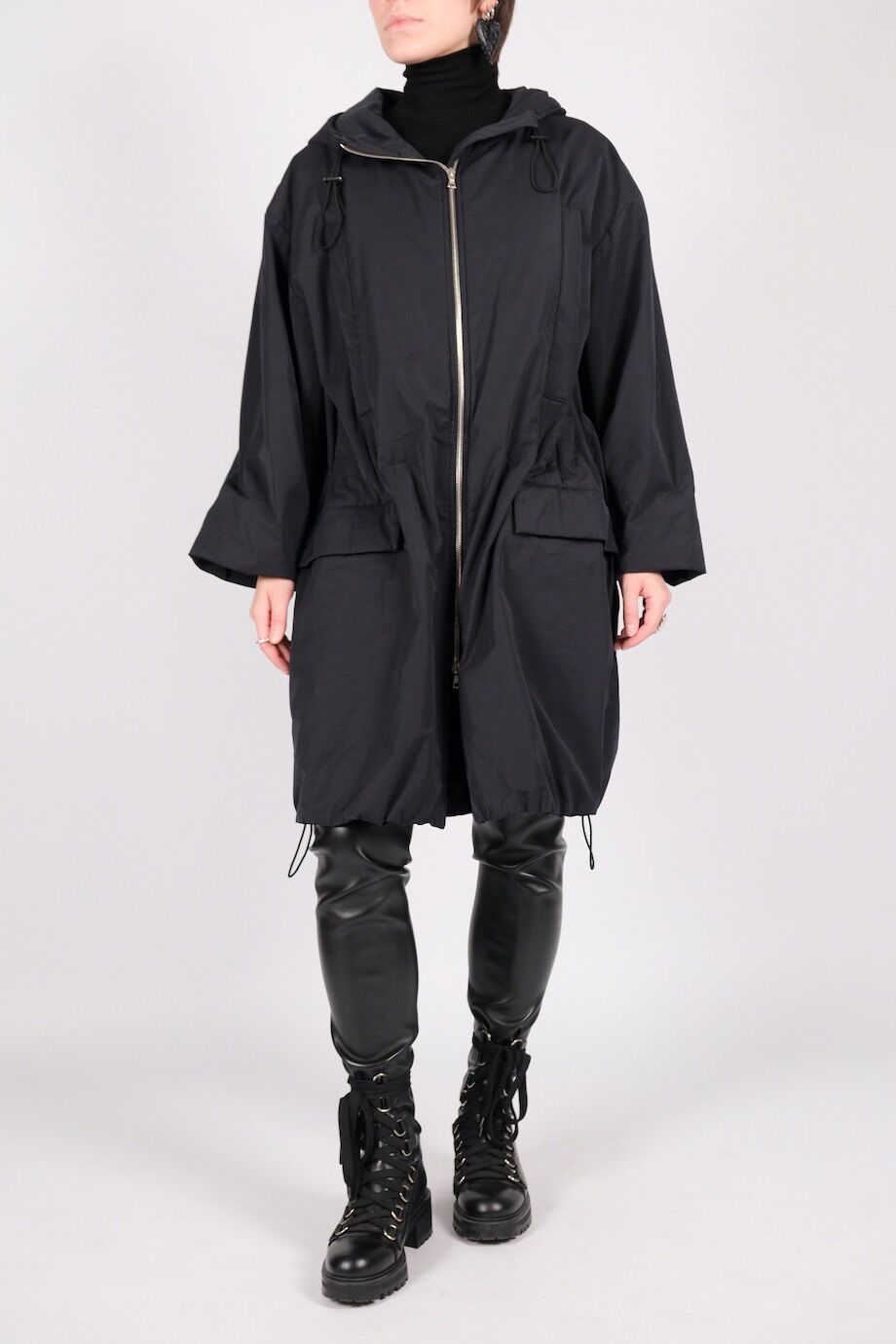 image 3 Парка тёмно-синего цвета