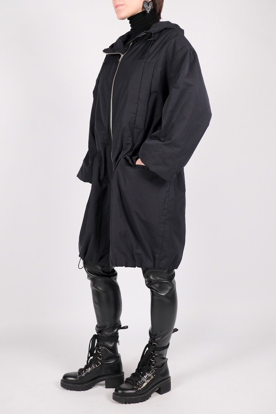 image 4 Парка тёмно-синего цвета