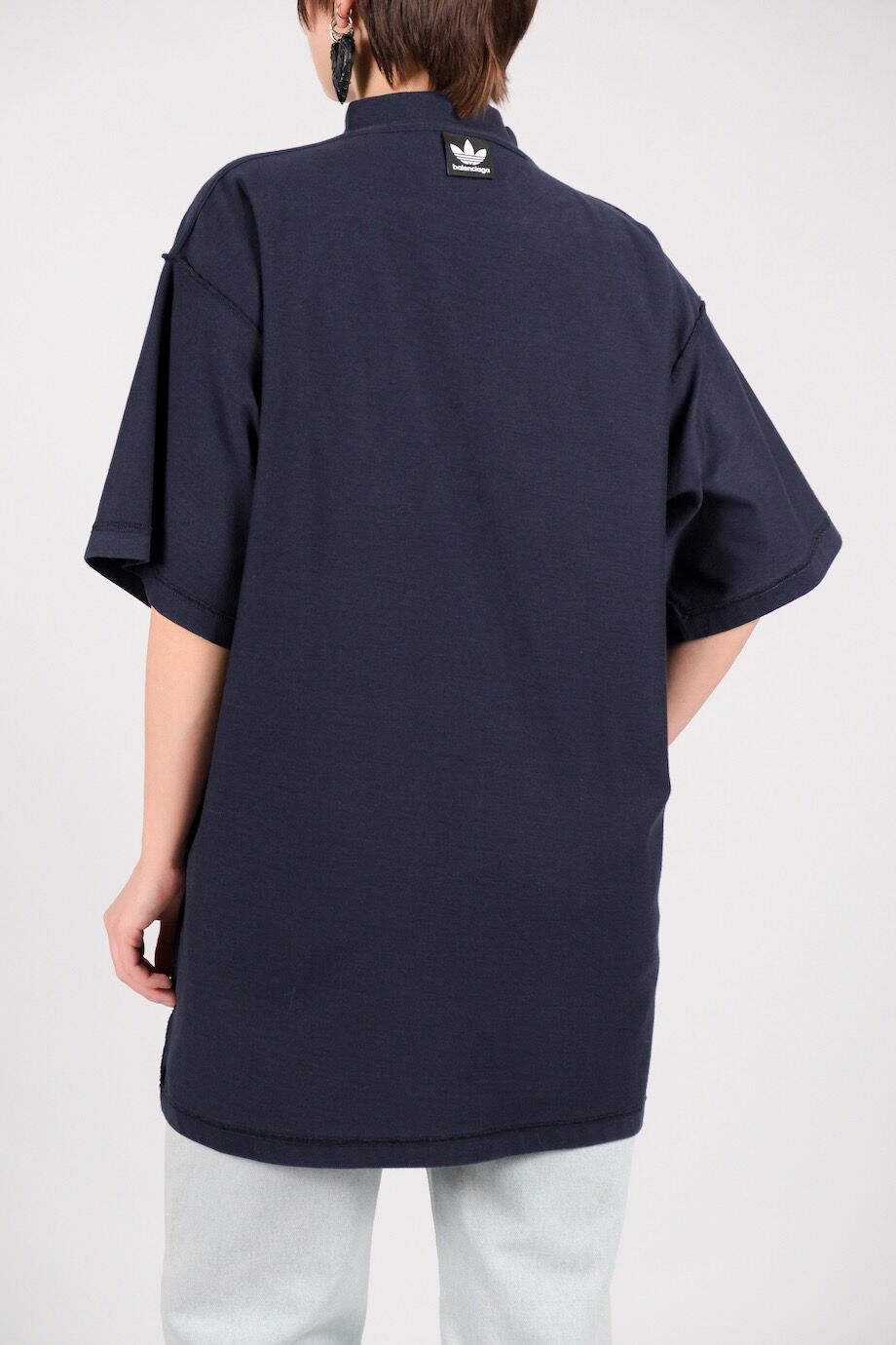 image 3 Футболка синего цвета с белым лого